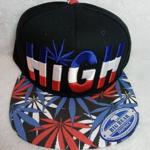 HIGH leaf Snapback Cap by Big Bear Caps